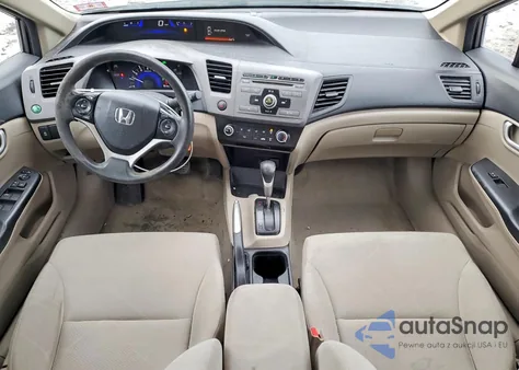 2012 Honda Civic Lx из США, поврежденный, VIN 19XFB2F59CE390529